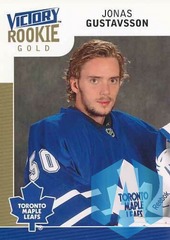 2009-10 UD Victory Gold #334 Jonas Gustavsson Toronto Maple Leafs